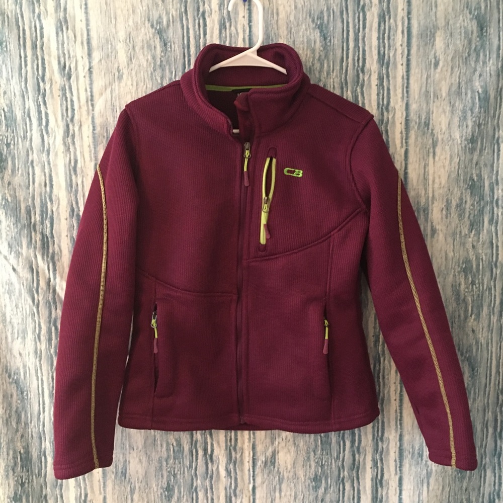 Fleece Lined Ski Sweater Jacket